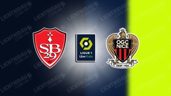 Trực tiếp Brest vs Nice, 01h00 ngày 3/11, vòng 10 VĐQG Pháp