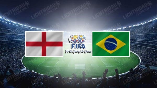 Video kết quả Anh vs Brazil, Giao hữu Quốc tế
