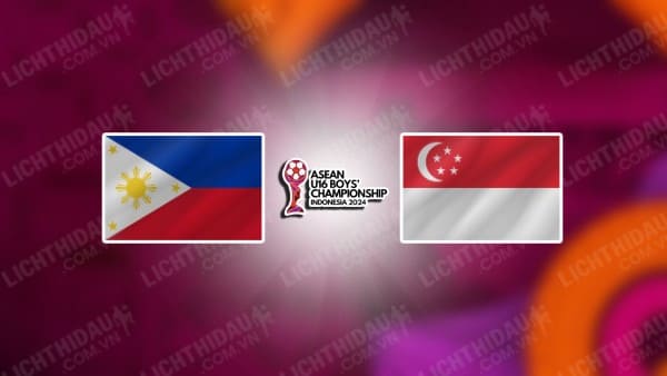 Trực tiếp U16 Philippines vs U16 Singapore, 19h30 ngày 27/6, bảng A U16 Đông Nam Á