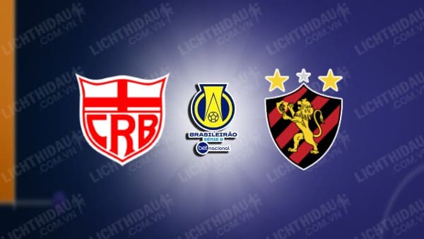 Trực tiếp CRB AL vs Sport Recife, 07h30 ngày 12/09, đá bù vòng 7 Hạng 2 Brazil