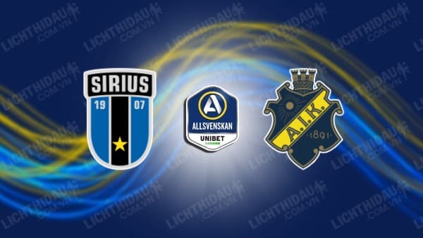 Trực tiếp Sirius vs AIK Solna, 00h00 ngày 26/09, vòng 24 VĐQG Thụy Điển