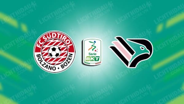 Trực tiếp Sudtirol vs Palermo, 00h30 ngày 01/10, vòng 7 Hạng 2 Italia