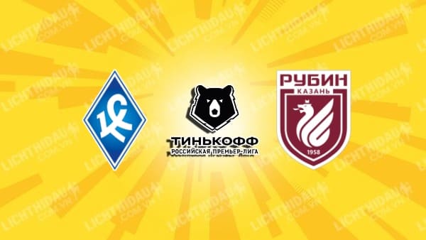 Trực tiếp Krylya Sovetov vs Rubin Kazan, 00h15 ngày 14/9, vòng 8 VĐQG Nga