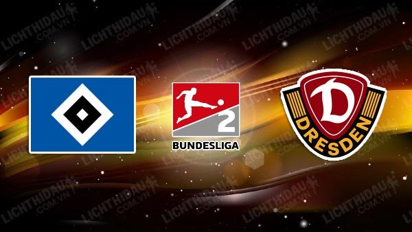 Video kết quả Hamburger SV 1-1 Dynamo Dresden, giải hạng 2 Đức