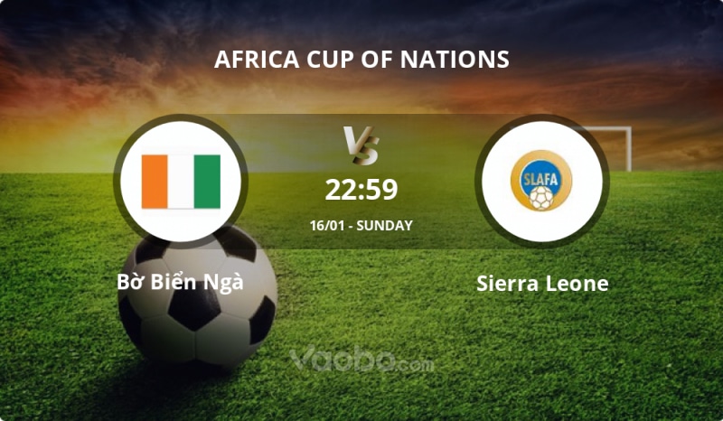 Video kết quả Bờ Biển Ngà vs Sierra Leone, bảng E CAN 2021