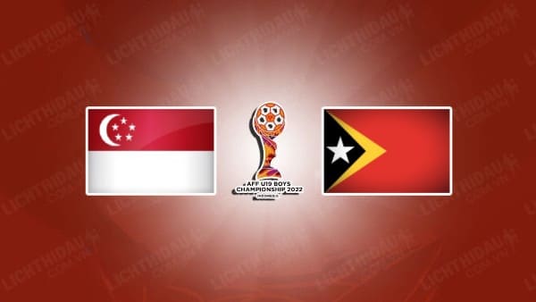 Video kết quả U19 Singapore vs U19 Đông Timor, bảng B VCK U19 Đông Nam Á