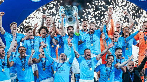 Nhờ Man City, Anh thiết lập kỷ lục mới ở Champions League