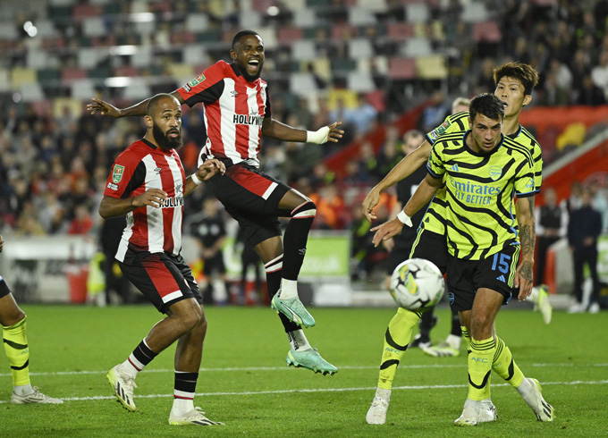 Kết quả Brentford 0-1 Arsenal: Pháo thủ vào vòng 4 League Cup