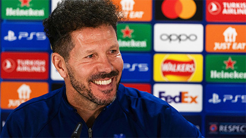 Simeone tự hào trước cột mốc lịch sử với Atletico