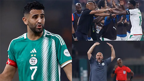 Algeria bị loại vì cất Mahrez trên ghế dự bị