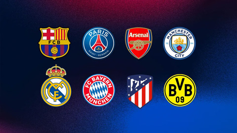 Danh sách các đội vào tứ kết Champions League 2023/24
