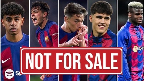 Barca công bố 5 cầu thủ 'không phải để bán'