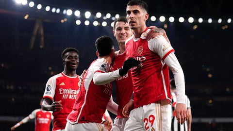 Arsenal lên sẵn kế hoạch ăn mừng vô địch Premier League