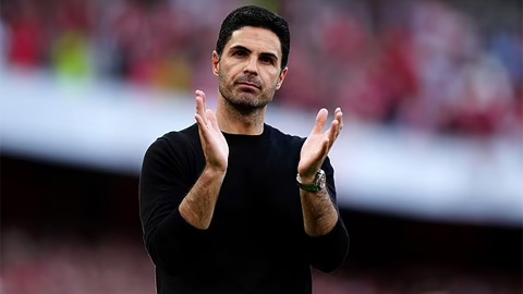 Arteta đặt mục tiêu giành 100 điểm hòng lật đổ Man City