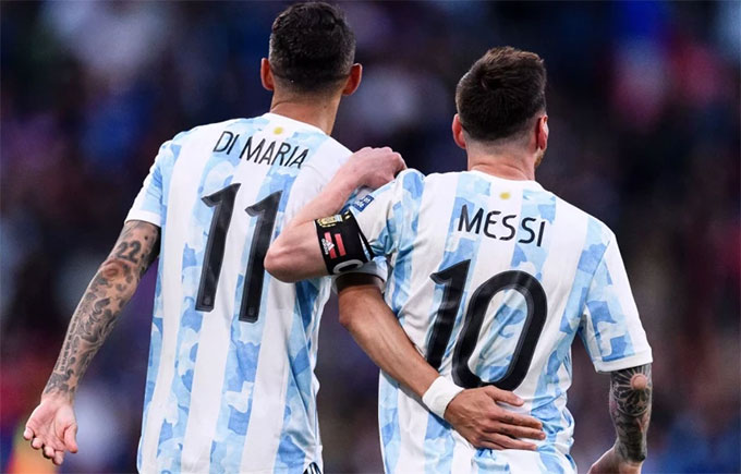 Messi và danh hiệu cuối với 'thần hộ mệnh' Di Maria