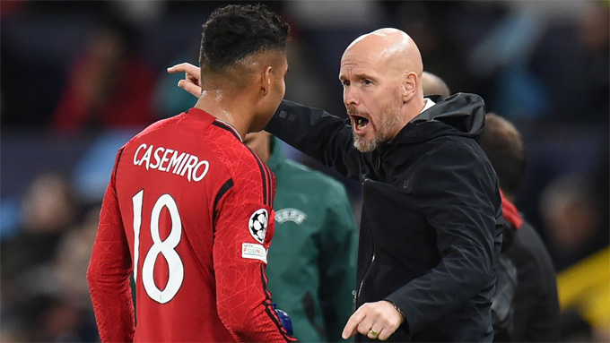 Ten Hag vẫn 'mù quáng' tin tưởng Casemiro