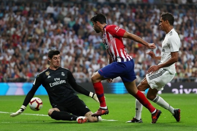 Có Thibaut Courtois, Real Madrid ngại gì Atletico!