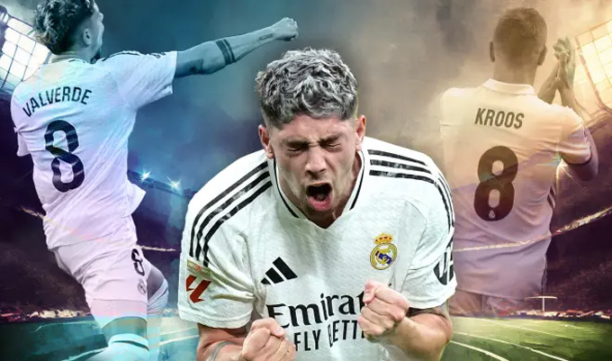 Valverde đã mặc vừa áo số 8 của Kroos