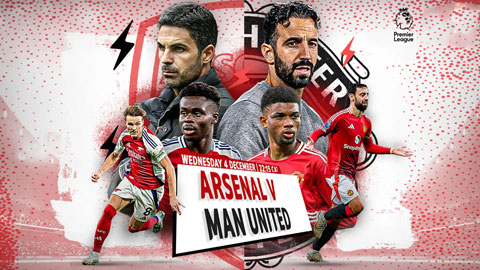 5 màn đối đầu đáng chờ đợi nhất ở đại chiến Arsenal vs MU