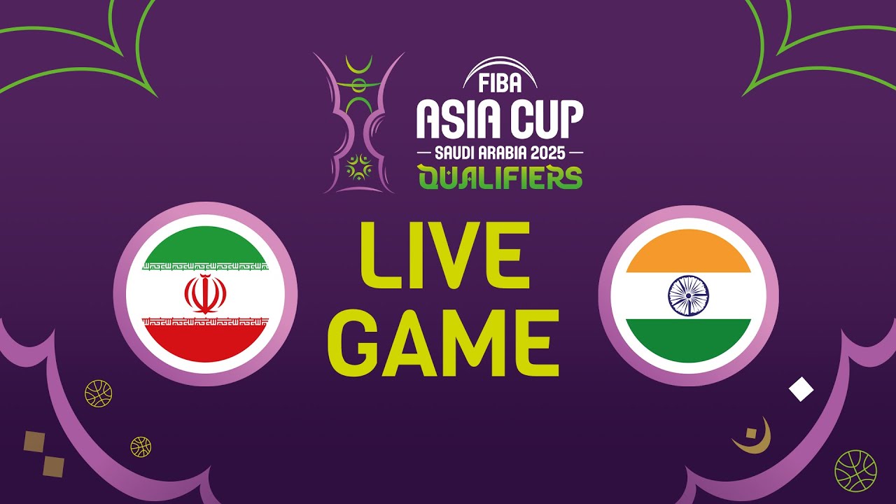 Link xem Iran vs Ấn Độ, 20h30 ngày 21/2, vòng 1 FIBA Asia Cup 2025 Qualifiers