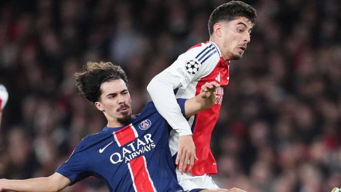 Kai Havertz không ra sân vẫn nắm chìa khóa giúp Arsenal hạ PSG