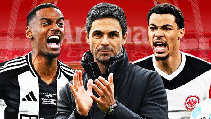Arsenal hè 2025: Chi 150 triệu bảng cho tân binh, chia tay 7 cầu thủ