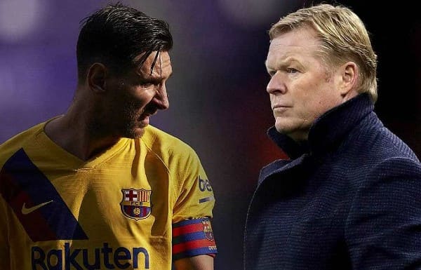 KOEMAN VÍ MESSI LÀ 'BẠO CHÚA TRÊN SÂN TẬP'