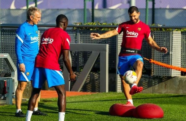 DEMBELE VÀ AGUERO MANG TIN VUI CHO BARCA