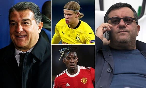 CHỦ TỊCH BARCA GẶP RAIOLA ĐỂ BÀN VỤ CHUYỂN NHƯỢNG POGBA VÀ HAALAND