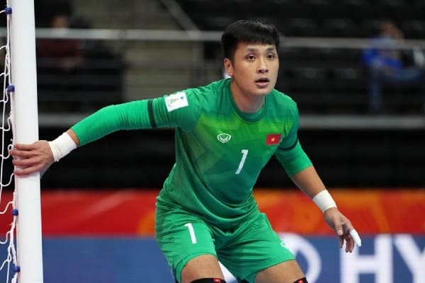 THỦ MÔN TUYỂN FUTSAL VIỆT NAM ĐỨNG HẠNG 10 THẾ GIỚI