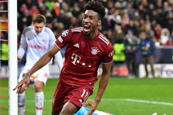 COMAN TỎA SÁNG ĐÚNG LÚC, BAYERN THOÁT THUA Ở TRẬN LƯỢT ĐI VỚI SALZBURG